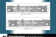 PV Townhomes Western Elevation