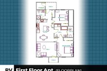 Floorplan: PV Apartments 1st Floor