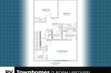 Floorplan: PV Townhomes 3 Bdrm Upstairs
